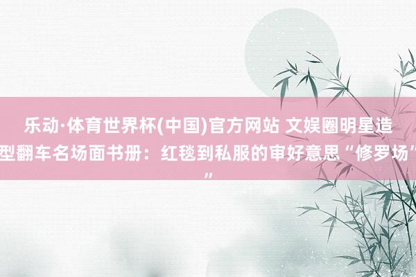 乐动·体育世界杯(中国)官方网站 文娱圈明星造型翻车名场面书册:红毯到私服的审好意思“修罗场”